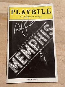 ADAM PASCAL Autographed MEMPHIS May 2012 Broadway SIGNED Playbill! (Roger/RENT)
