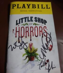 Little Shop Of Horror Signed Autographed Broadway Playbill Maude Apatow