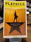 HAMILTON Broadway Playbill, Opening Night Date w full ticket Aug 5, 2015
