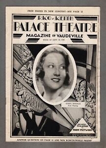 Ethel Merman (Debut) at the PALACE THEATRE and Ted Healy 1930 Vaudeville Program