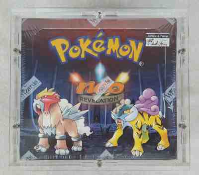 *RARE* 1st Edition Pokemon Neo Revelation Booster Box - Custom Acrylic Case!