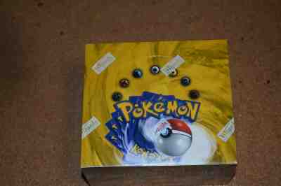  Pokemon Base Set Booster Box , Factory Sealed, Excellent  With Acrylic Case