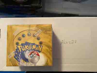 Pokemon Base Set Unlimited Booster Box WOTC Blue Wing Charizard Factory Sealed