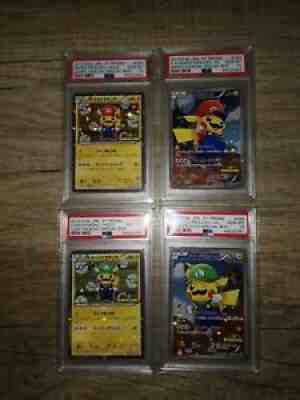 2016 pokemon mario luigi pikachu promo psa 10