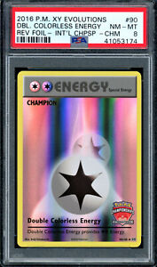 CHAMPION 2016 Pokemon Evolutions International Double Colorless Energy Trophy