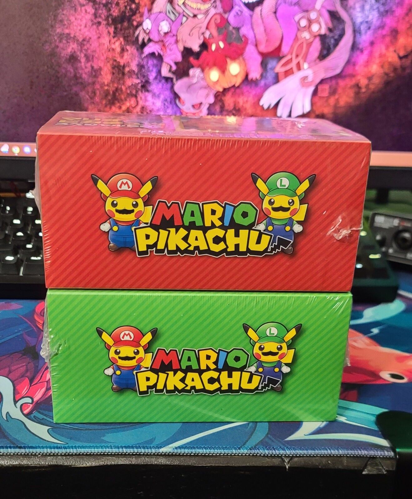 New Sealed 2016 Mario & Luigi Pikachu Pokemon XY Special Promo Box Set Bundle