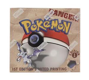 Pokemon Fossil 1st Edition Booster Box WOTC *9714