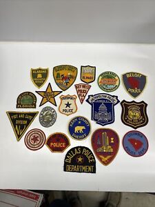 Estate Sale Treasure Random Law Enforcement Patch Lot Sheriff Police Fish & Game