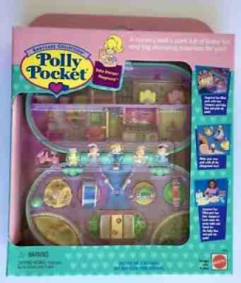 1995 Polly Pocket Baby Stampin' Playground Babysitting Bluebird