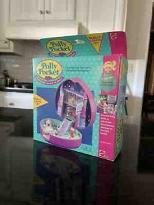 New Bluebird Polly Pocket 1992 Starlight Castle Light Up Playset Complete