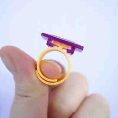 Polly Pocket - 'Jewel Case 1997 RARE Ring Parts' Bluebird Mattel