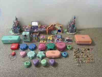 Vintage/Job Lot - Polly Pockets Huge Bundle Collection - 95 pieces/items!!