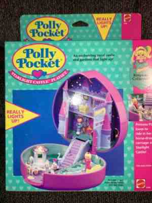 BRAND NEW IN BOX Bluebird Polly Pocket 1993 Starlight Castle Light Up Playset