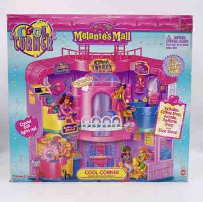 Vintage 1997 Melanieâ??s Mall Cool Corner Play Set Cap Toys NEW In Box 2 Dolls Inc