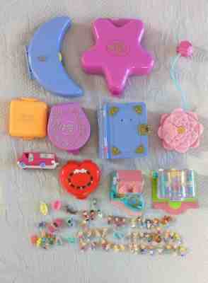 Bluebird Polly Pocket Vintage Bundle Figures LOT Fairies Babies Snowman Mermaid