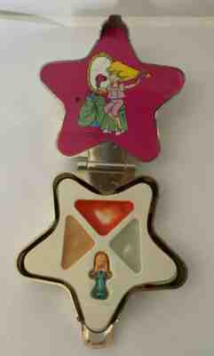 Polly Pocket Seashine Mermaid Lip Gloss in a Star Compact Blubird 1996 Complete
