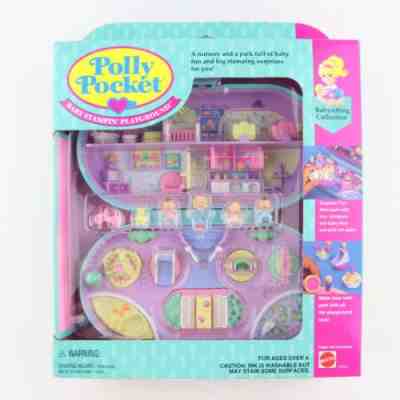 POLLY POCKET 1992 Baby Babysitting Stampinâ?? Stamper Playground *NEW & SEALED*