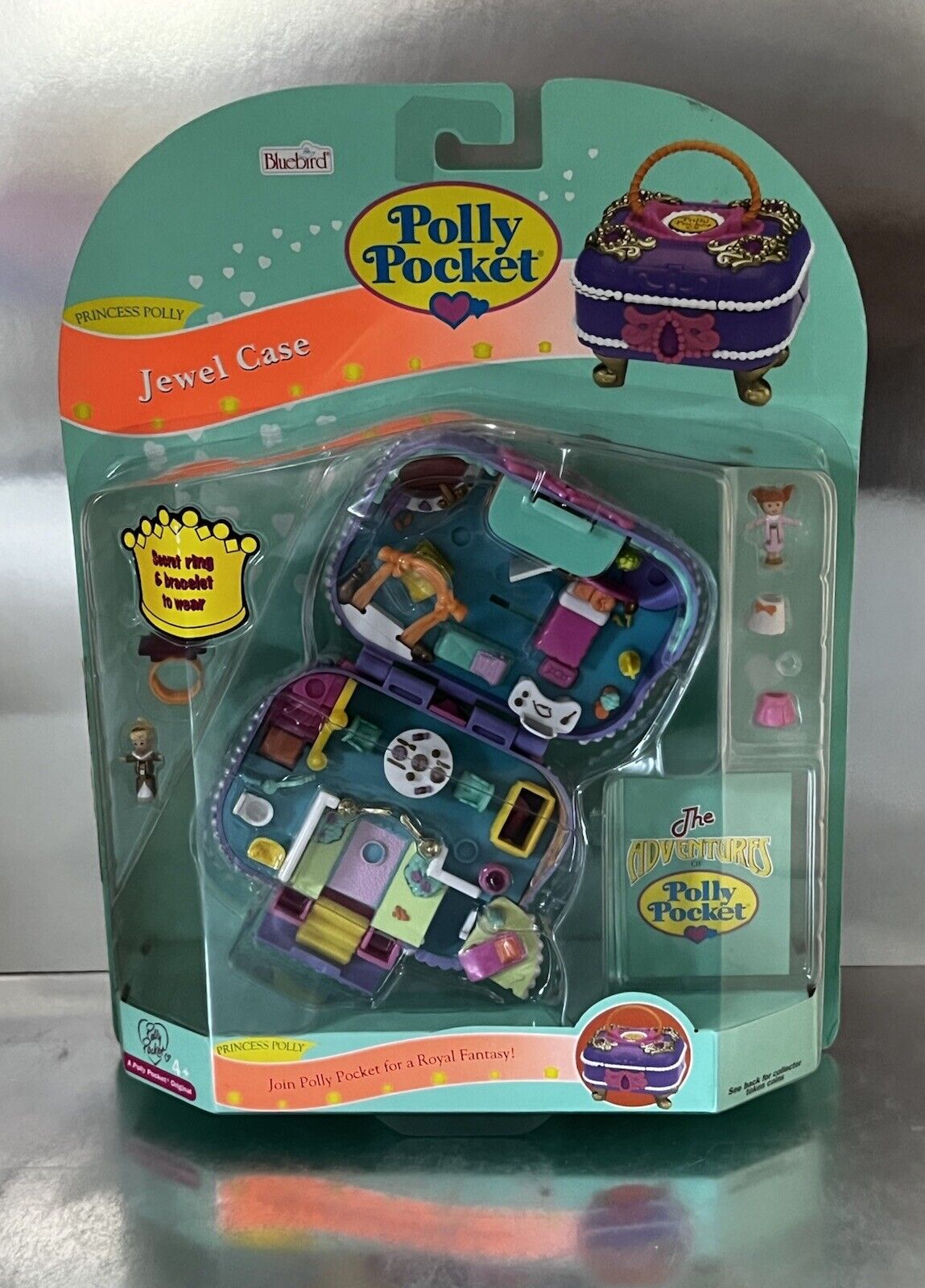 Polly Pocket JEWEL CASE Playset 1996 Vintage Bluebird NEW SEALED Ultra RARE