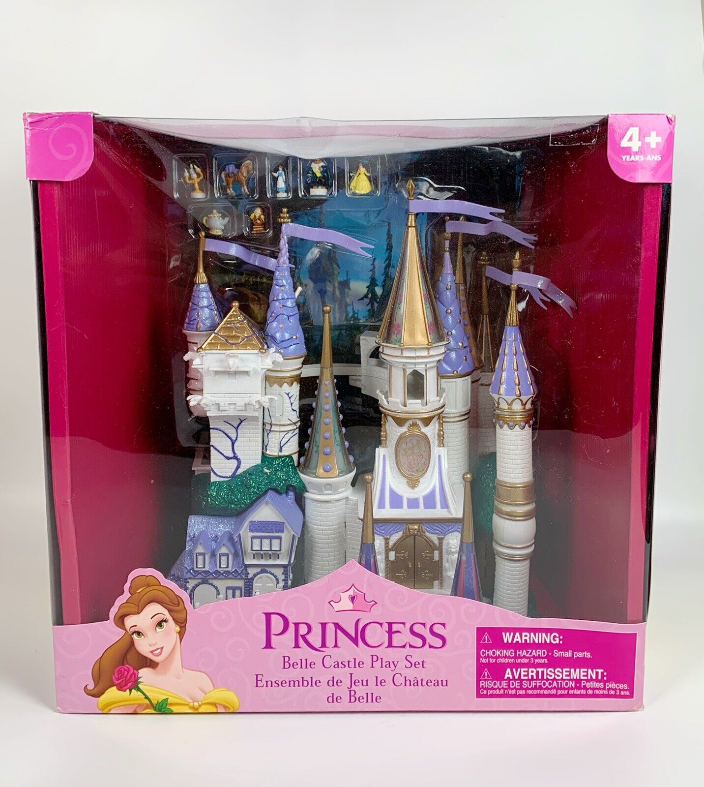 Trendmasters starcastle beauty beast belle castle Polly Pocket Disney Playset