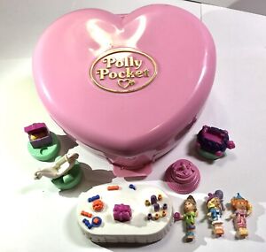 Polly Pocket PARTY TIME STAMPER PLAT SET 1992 *COMPLETE*