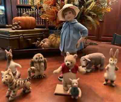 R. John Wright's Christopher Robin & Winnie the Pooh Pocket collection, complete