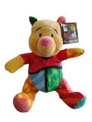 NWT DISNEY ROMERO BRITTO Winnie the Pooh STANDARD PLUSH TOY ENESCO 2013