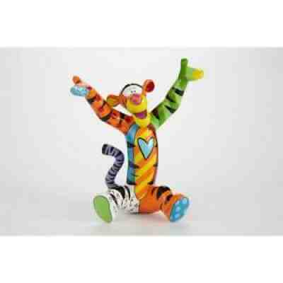 Disney Romero Britto Large 8" TIGGER Pop Art Figurine 4044121 NEW 2021