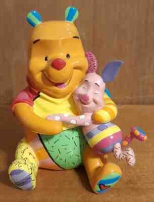 Disney Britto Winnie the Pooh Piglet Romero Pop Art Collection Figurine Rare