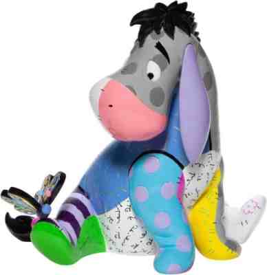 Enesco Disney Romero Britto Winnie The Pooh Eeyore Big Figurine 10 Inch