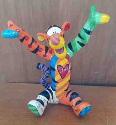 Disney Britto Tigger Romero Pop Art Collection Figurine Winnie the Pooh 8" Rare