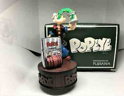 ZIPPO 1998 Limited Edition POPEYE Cartoon Print Lighter & Music Box Set No.0729