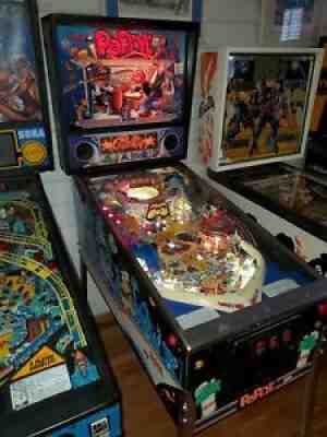 Popeye Saves the Earth pinball machine 1994, manufactured by Bally