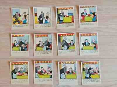 1954 Popeye Card Klene Series 5 complete set 12 cards excellent condition