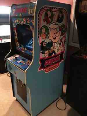 Nintendo Popeye Stand Up Arcade Game Original Cabinet