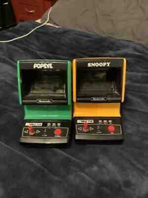 snoopy and popeye tabletop nintendo