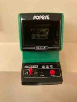 Popeye Game & Watch Table Top Mini Arcade TESTED