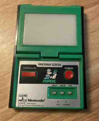 Nintendo Game & Watch POPEYE PANORAMA SCREEN ***ULTRA RARE *** Florida USA Ship