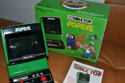 Vintage Nintendo Popeye Game & Watch Table Top Game - WORKS - Very Nice!