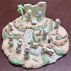 Precious Moments Miniature Pewter Nativity Set & Base ~ in Excellent Condition!