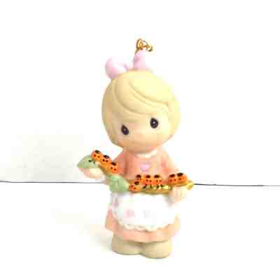 Precious Moments 12 Days Of Christmas 9 Girl With Ladybugs Ornament 456063 Joy