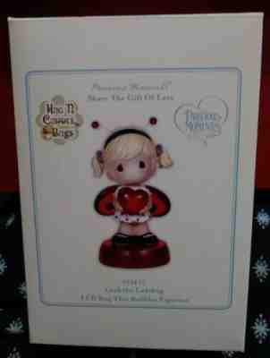 2012 Precious Moments Lee The Ladybug LED Bug That Bubbles Figure