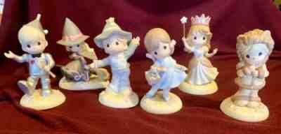 Precious Moments Wizard Of Oz Lot Of Six Figurines - Free Shipping!!