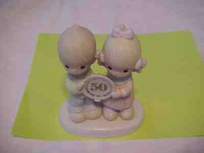 PRECIOUS MOMENTS 50th ANNIVERSARY FIGURINE 