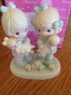 Precious Moments YOU'RE THE BEST FRIEND ON THE BLOCK Porcelain Friendship 524018