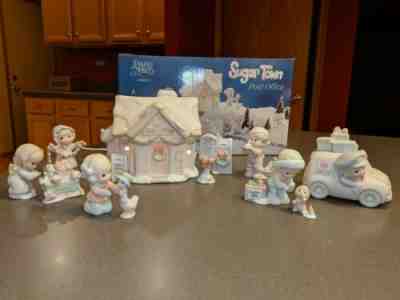 Precious Moments-Sugar Town Post Office-12 Piece Set-$305V-Mint in box