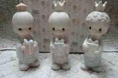 Precious Moments Nativity Wee Three Kings Regular Large Size E5635 Set of 3