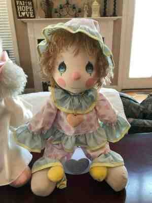 precious moments clown doll