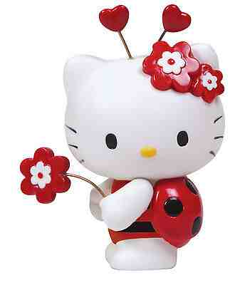 Precious Moments Hello Kitty Dressed as a Ladybug Porcelain Figurine Valentine's