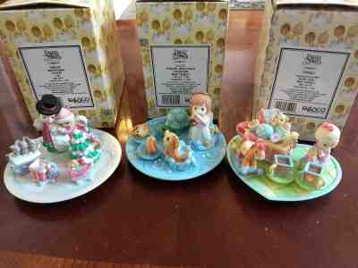 mini tea sets Precious Moments