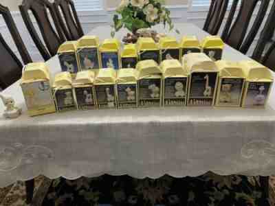 Precious Moments Birthday Train Complete Set 18 Pieces All In Boxes. Extra Piece